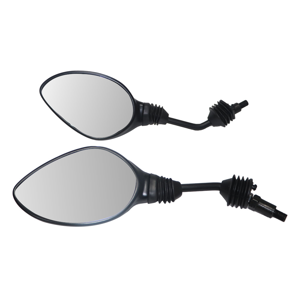 TVS Mirror Set Zest Matte Black - Sleek Replacement for Your Ride